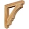 Ekena Millwork Balboa Arts & Crafts Rough Sawn Bracket, Western Red Cedar, 4"W x 28"D x 28"H BKT04X28X28BOA03RWR - alternate 1